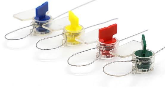 Coloured tamper-evident meter seals